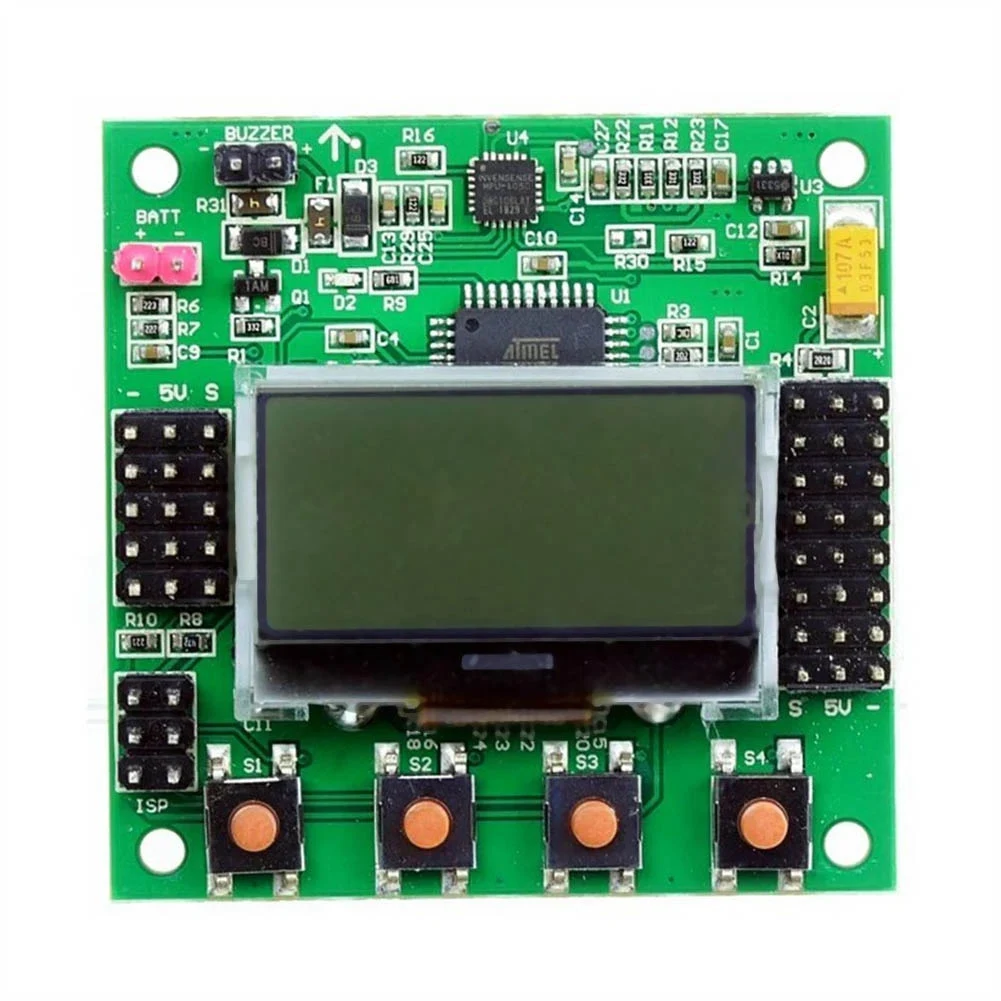 Placa controladora de vuelo LCD multirotor KK 2,1,5 OpenAeroVTOL V1.6 Quadcopter KK2 6050 MPU para Dron de carreras con visión en primera persona RC