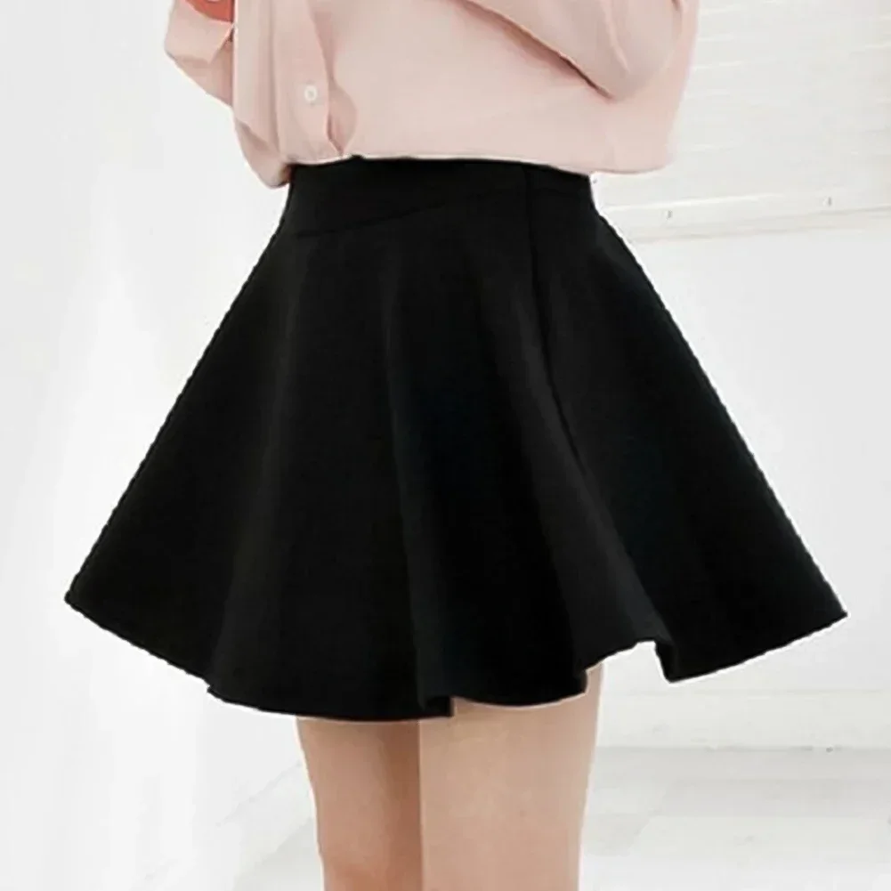 Women Pleated Skirts Summer High Waist Girls Dancing JK Mini Skirts Black Fashion Student A Line Faldas