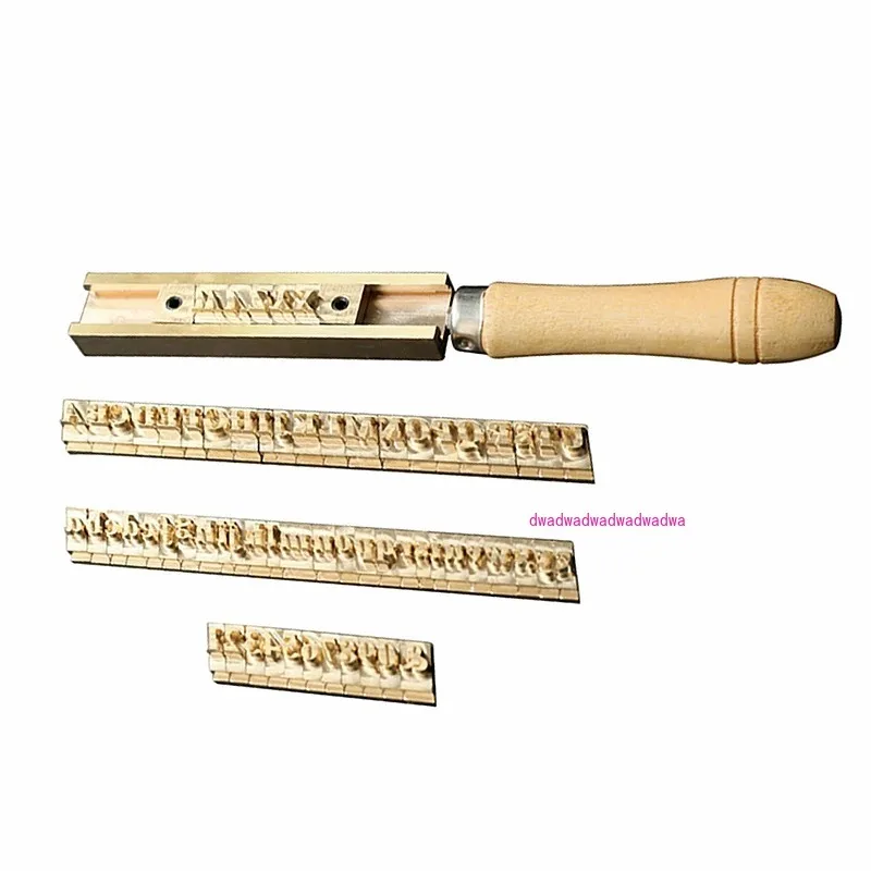 DIY Flexible Customized Logo Mould, T-Slot Shape, Hot Stamp Foil Copper Mold with Letters Numbers Symbols Press