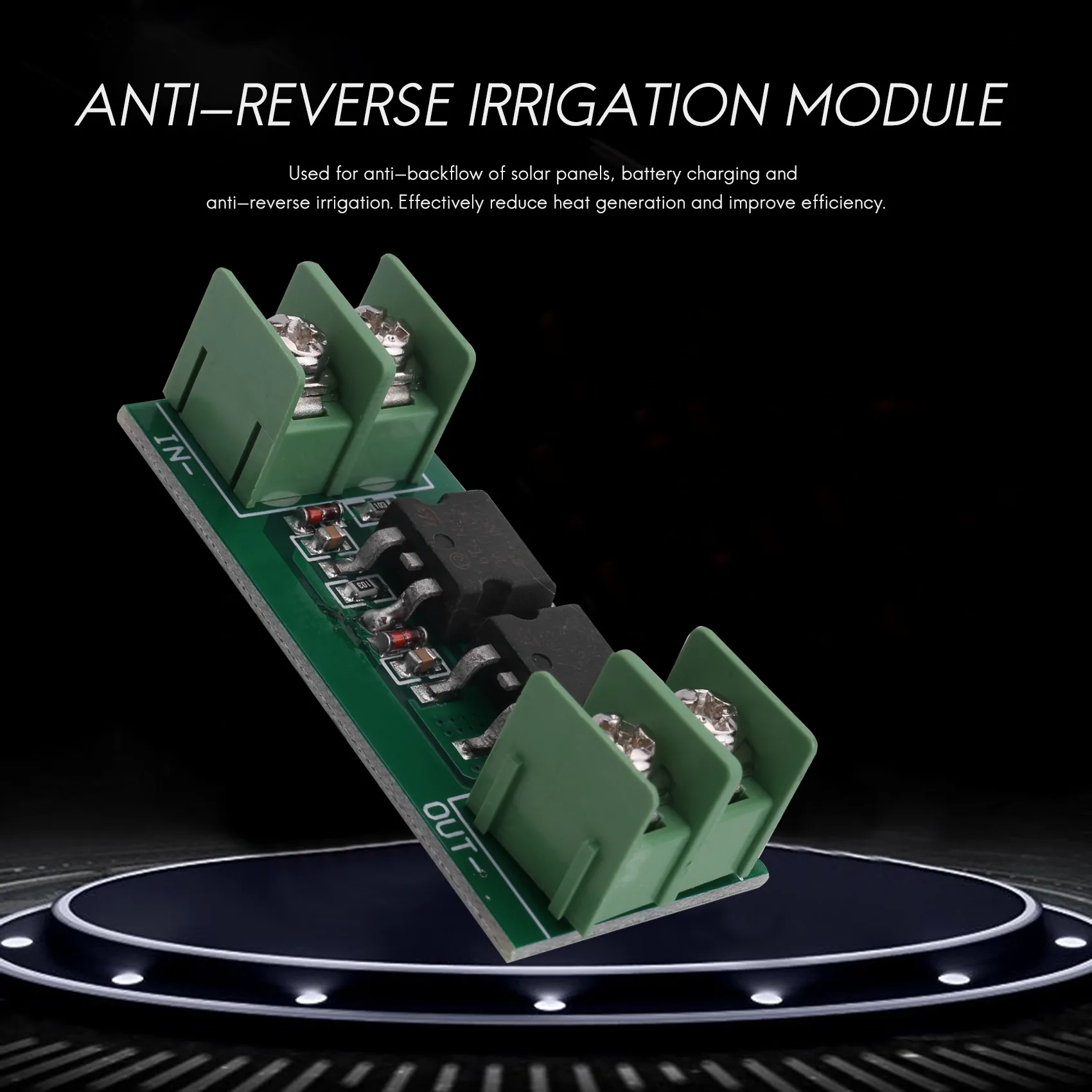 Zonne-Energie Anti-Backflow Perfecte Diode Constante Stroom Voedingsmodule Batterij Opladen Anti-Reverse Irrigatie Module