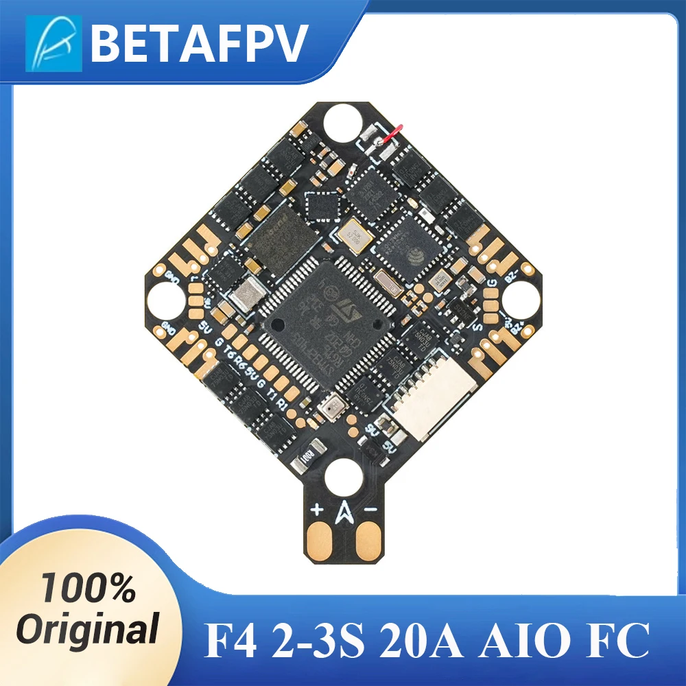 BETAFPV F4 2-3S 20A AIO Flight Controller V1 For HD VTX HX115 SE Toothpick for Pavo Pico Brushless Whoop Drones 26mmx26mm