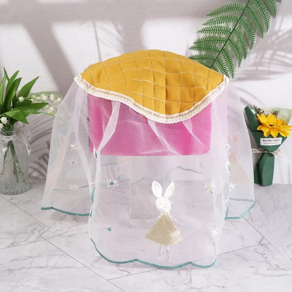 Oil Proof Air Fryer Dust Cover General Lace Fabric Lace Fabric Cover Durable Cartoon Electric Rice Pot Dust Cover Kitchen - view 3