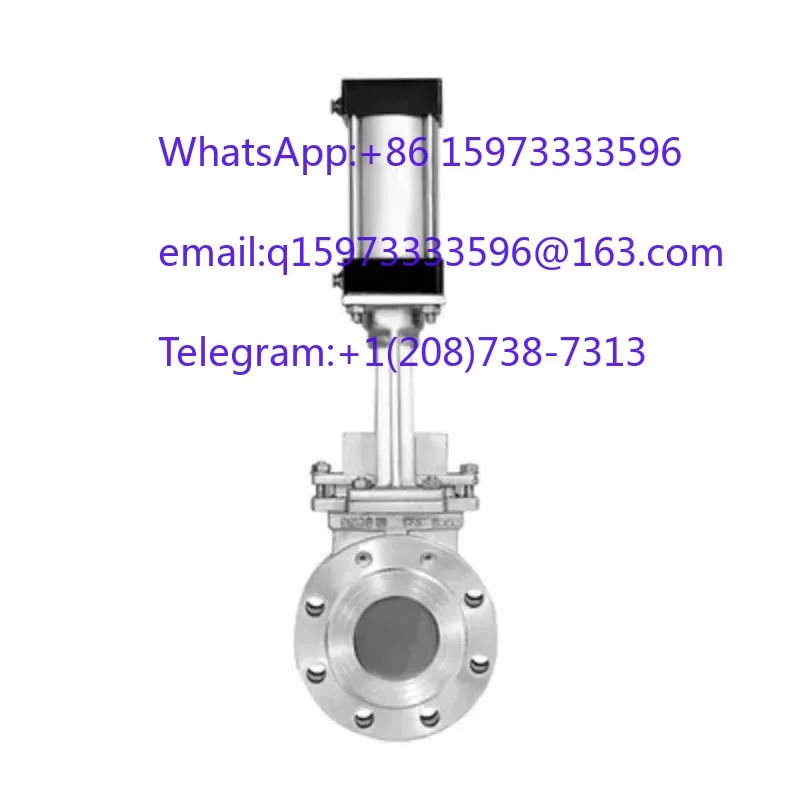 Wafer Pneumatic Knife Gate Valve PZ673H-16P/C Stainless Steel Insert Plate Slurry Valve Industrial Pipeline Parts DN80 DN200