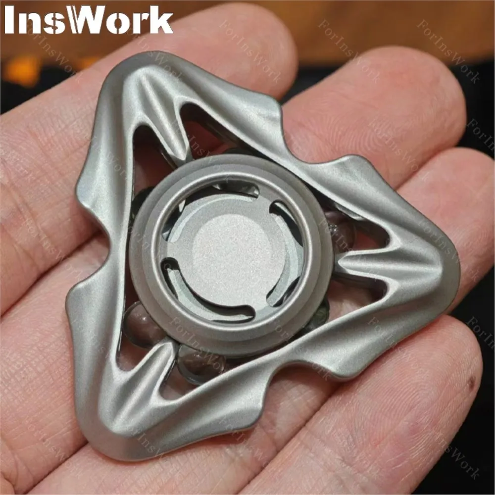 DOMedc Fidget Spinner métal Fidget jouet peut contenir 6 pièces de perles de 6mm EDC Gadgets anti-stress
