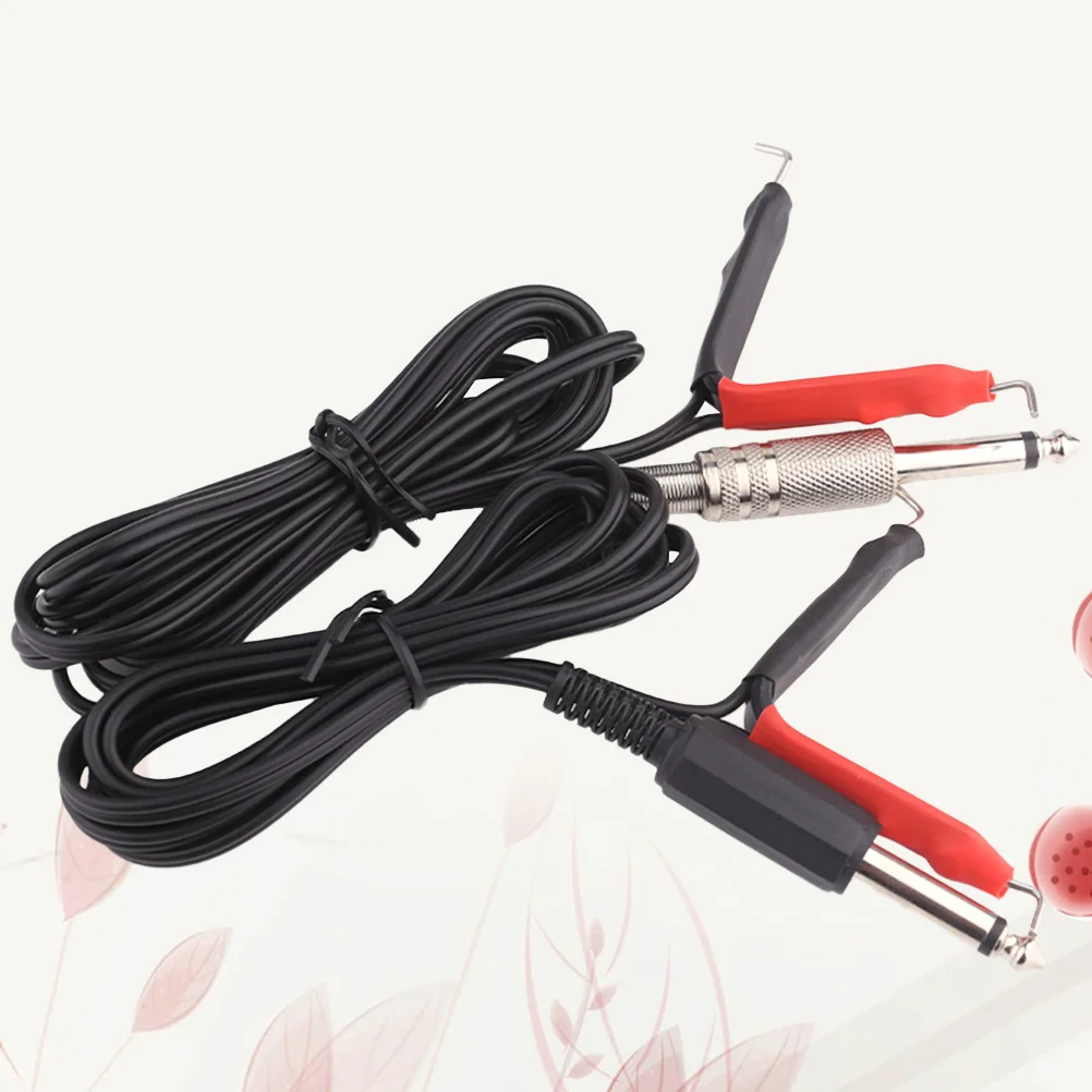 

Silicone Hook For Tattoo Machine Hook Line For Machine High Sensitivity Flexible Clip Cord Stable Current Transmission Black