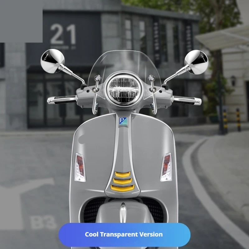 Upgraded Modified Front Windshield Windscreen Rain‑proof Shield Accessory For Piaggio VESPA GTS300 GTS250 Scooter