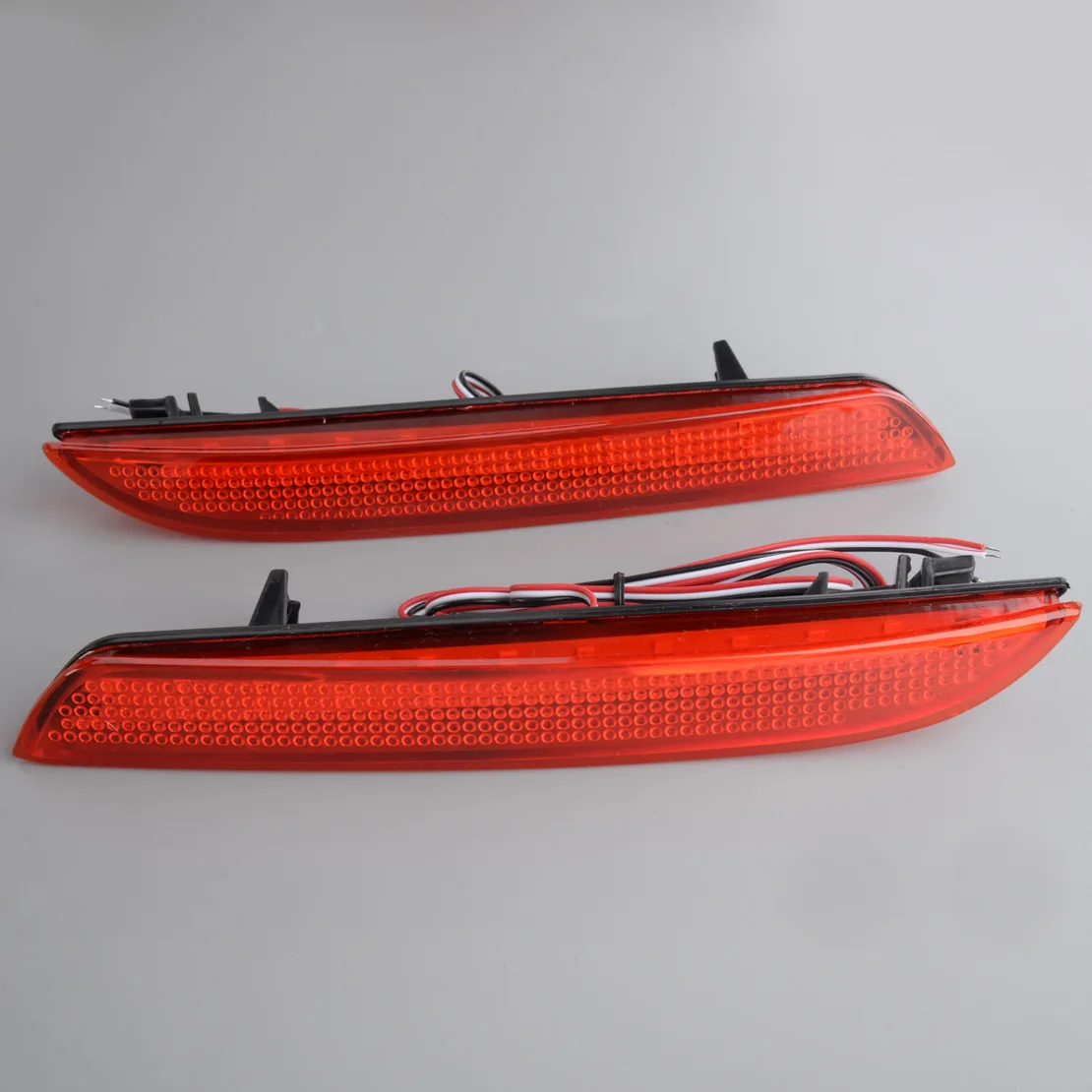 

1 Pair Red Lens LED Rear Bumper Reflector Tail Brake Light Fit For Honda CR-V Insight Hybrid Acura TSX 33505SZT003 33555SZT003