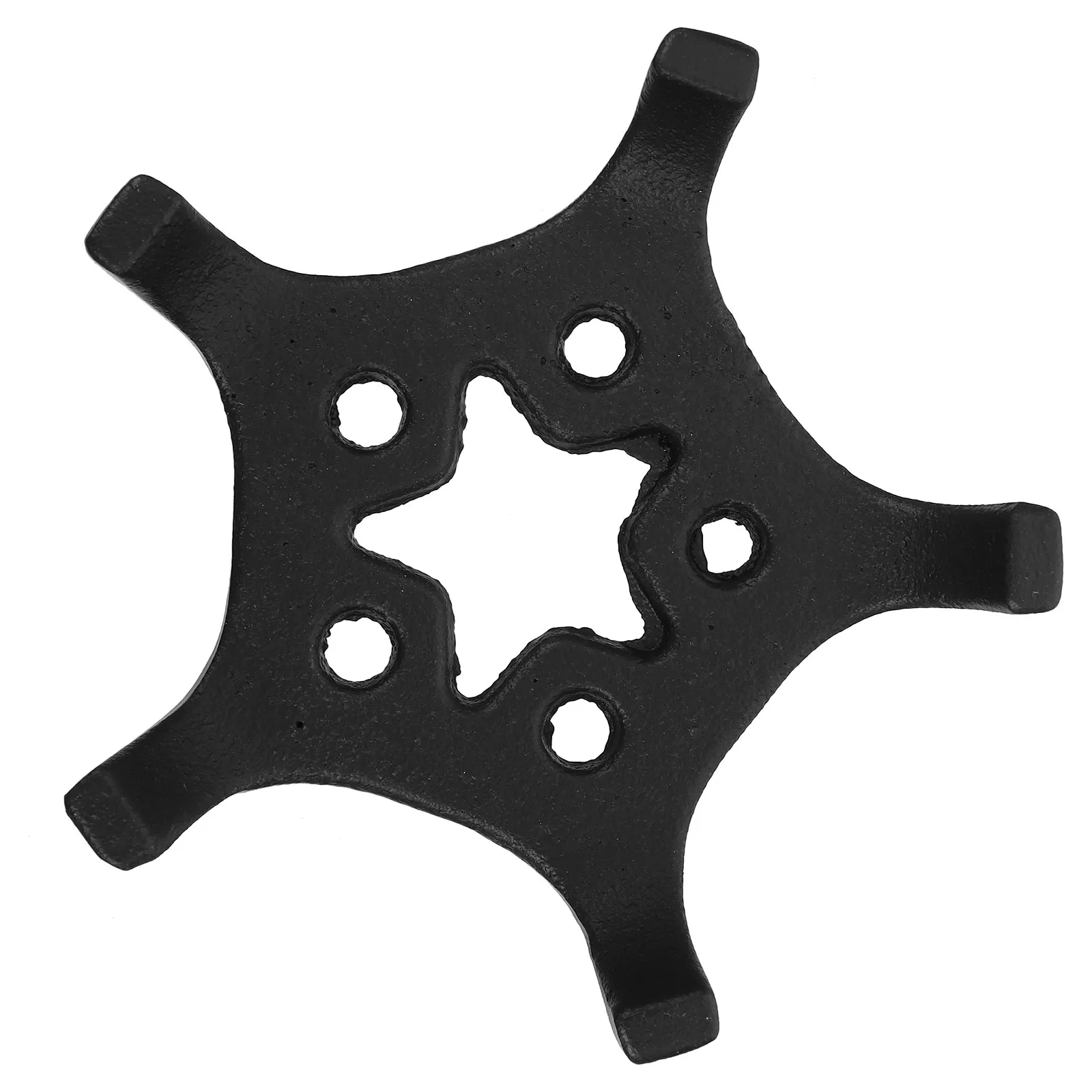 Iron Teapot Stand Heat Resistant Five Point Star Design Kettle Holder for Home Tea Table