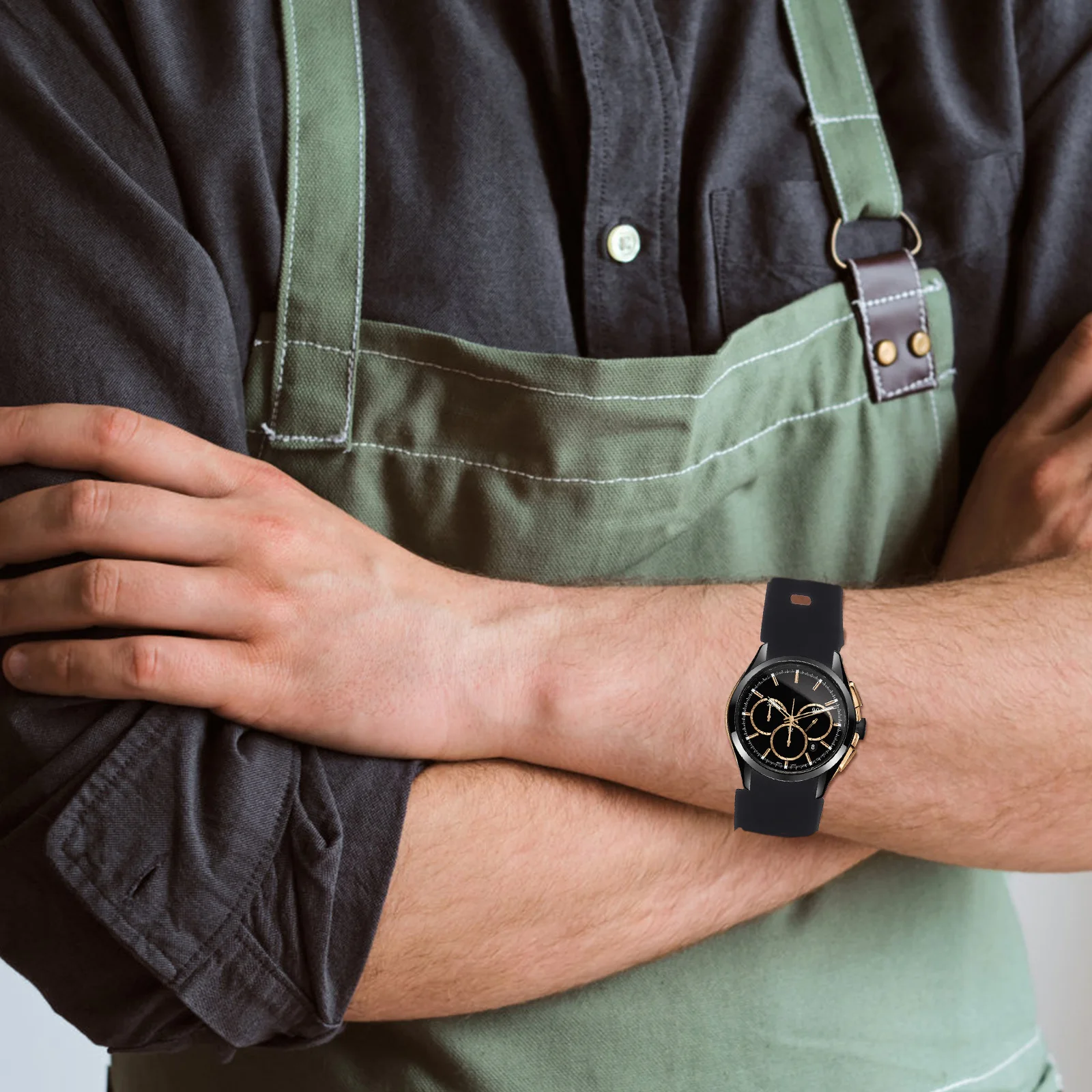 

1 комплект силиконового ремешка для часов 4/5/6 4 Classic 5Pro, регулируемый сменный ремешок, универсальные водонепроницаемые прочные умные часы