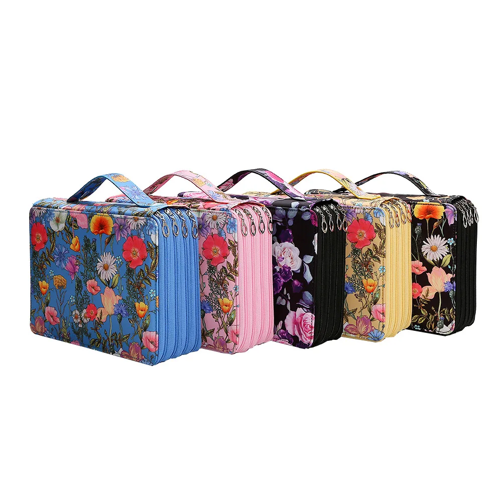 Imagem -02 - Slots Lápis Case Bolsa para Meninas da Escola Lápis Grande Capacidade Papelaria Caneta Caixa Organizador Grande Cartucho 200 252 288 384 480