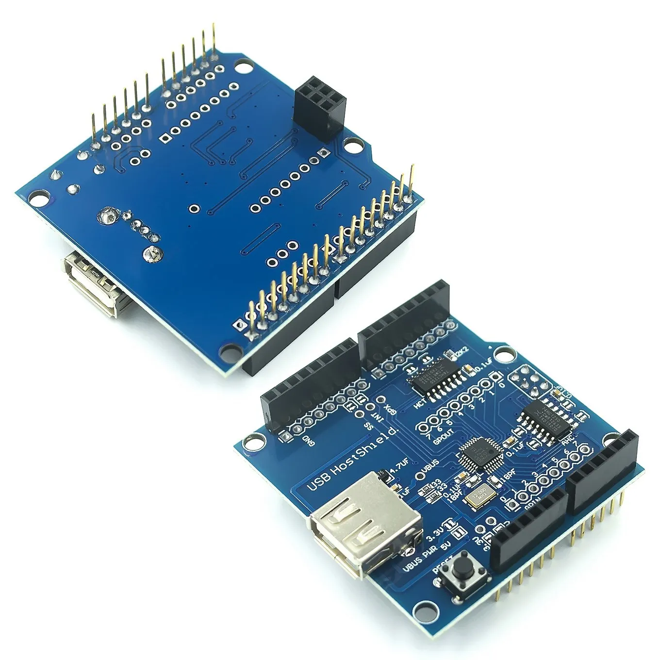 1PCS USB Host Shield 2.0 for Arduino UNO MEGA ADK Compatible for Android ADK DIY Electronic Module Board