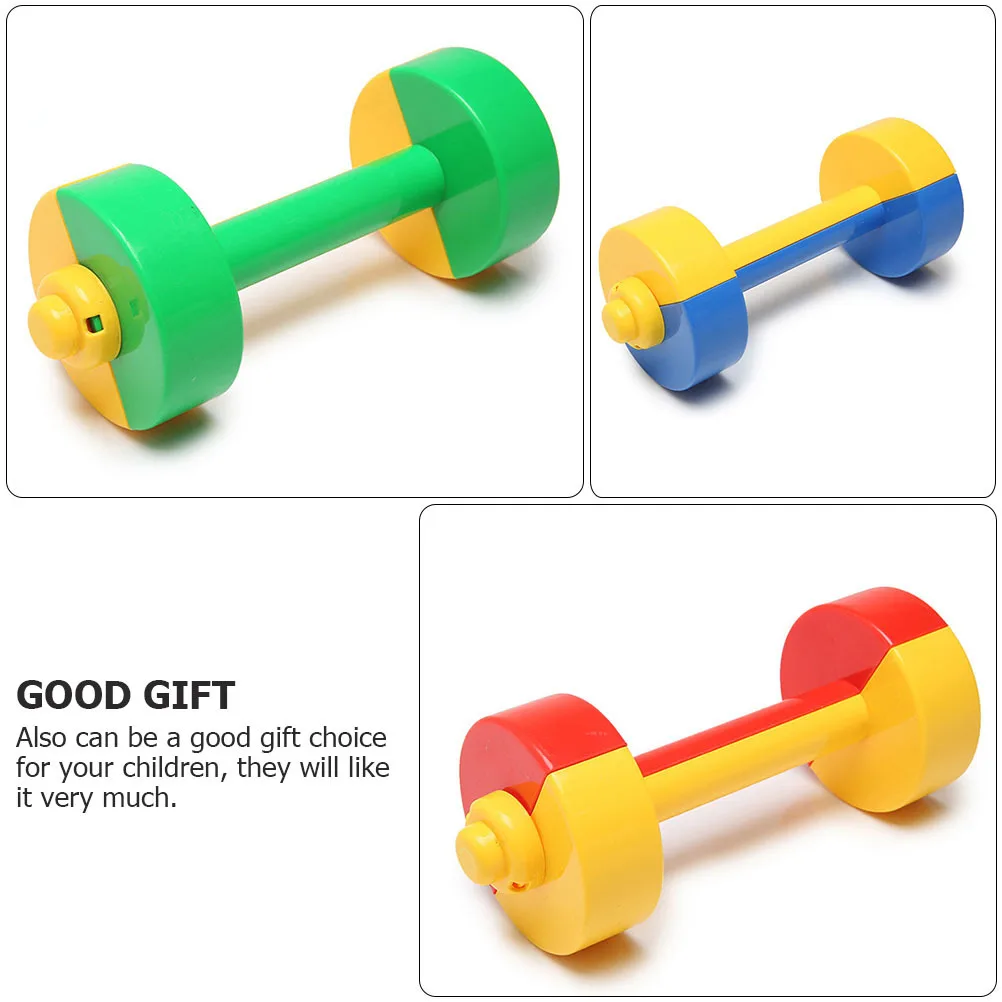 

Colorful Plastic Dumbbells For Kids Exercise Fitness Training Small Barbells Hand Eye Coordination Outdoor Play Equipment