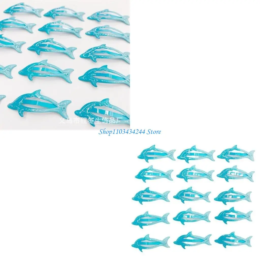 

1 Pair Dolphin Headwear Headdress Side Hair Clips Hairgrip Clip Barrettes