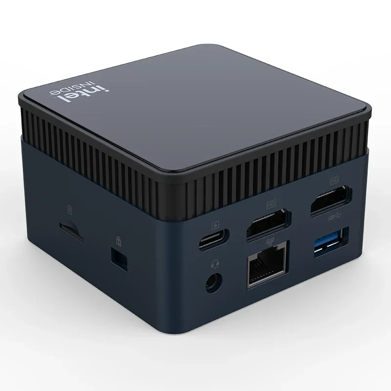 ZX01 Plus Windows 11 Quard Core Mini PC CPU, Intel Alder Lake N100, 12 Go LPDDR5, 256 Go, 2500M Lan, 5G Wifi5, BT Desktop