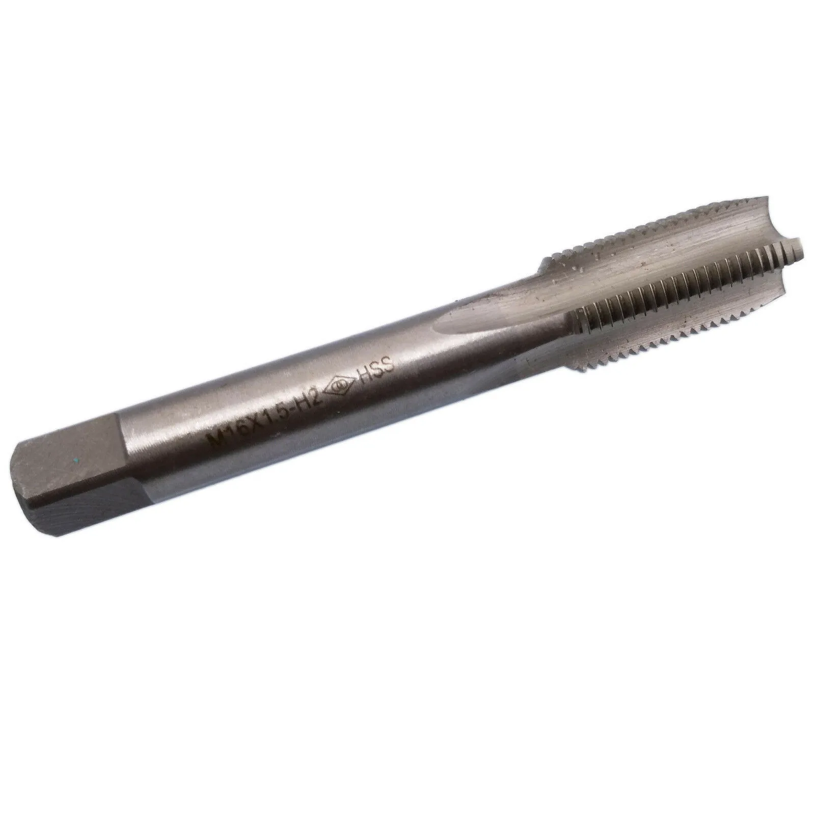 Metric Tap 16mm x 1.5mm Right Hand HSS Tool for M16 x 1.5 Pitch Thread Cutting Total Length 102mm Industrial Use