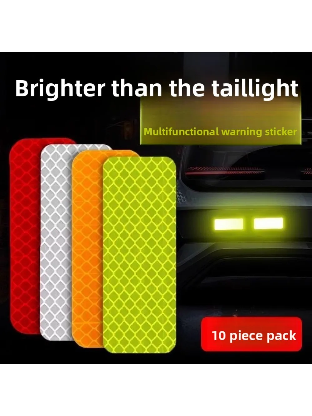 AliExpress NONE Reflective Tape Strips for Car Motorcycle Truck Bicycle Scooter Night Safety Waterproof Reflective Decals Vehicle Body