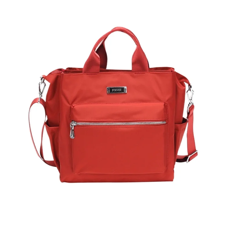 Fouvor المرأة حقيبة كروسبودي 2025 جديد ركاب مقاوم للماء حقيبة يد من القماش مربع أنيق عادية صغيرة حقيبة كتف الإناث 2941-11