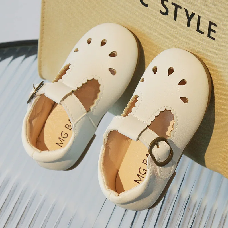 Summer Baby Shoe Leather Shoe for Baby Girl Retro Boy Shoe Hollow Out Soft Sole Casual Shoe Kid Shoe for Girl Zapatos Niña 여아구두