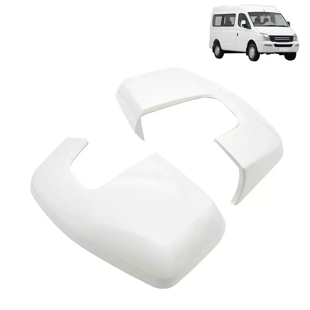 

For Ford Transit Custom V362 2012-2023 Pair White Door Wing Mirror Cover Cap