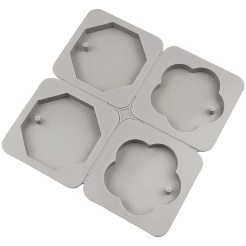 4 مجموعات من قوالب العلاج العطري المصنوعة من السيليكون على شكل زهرة، وقوالب العلاج العطري لمنفذ هواء الجبس المقاومة لدرجات الحرارة العالية