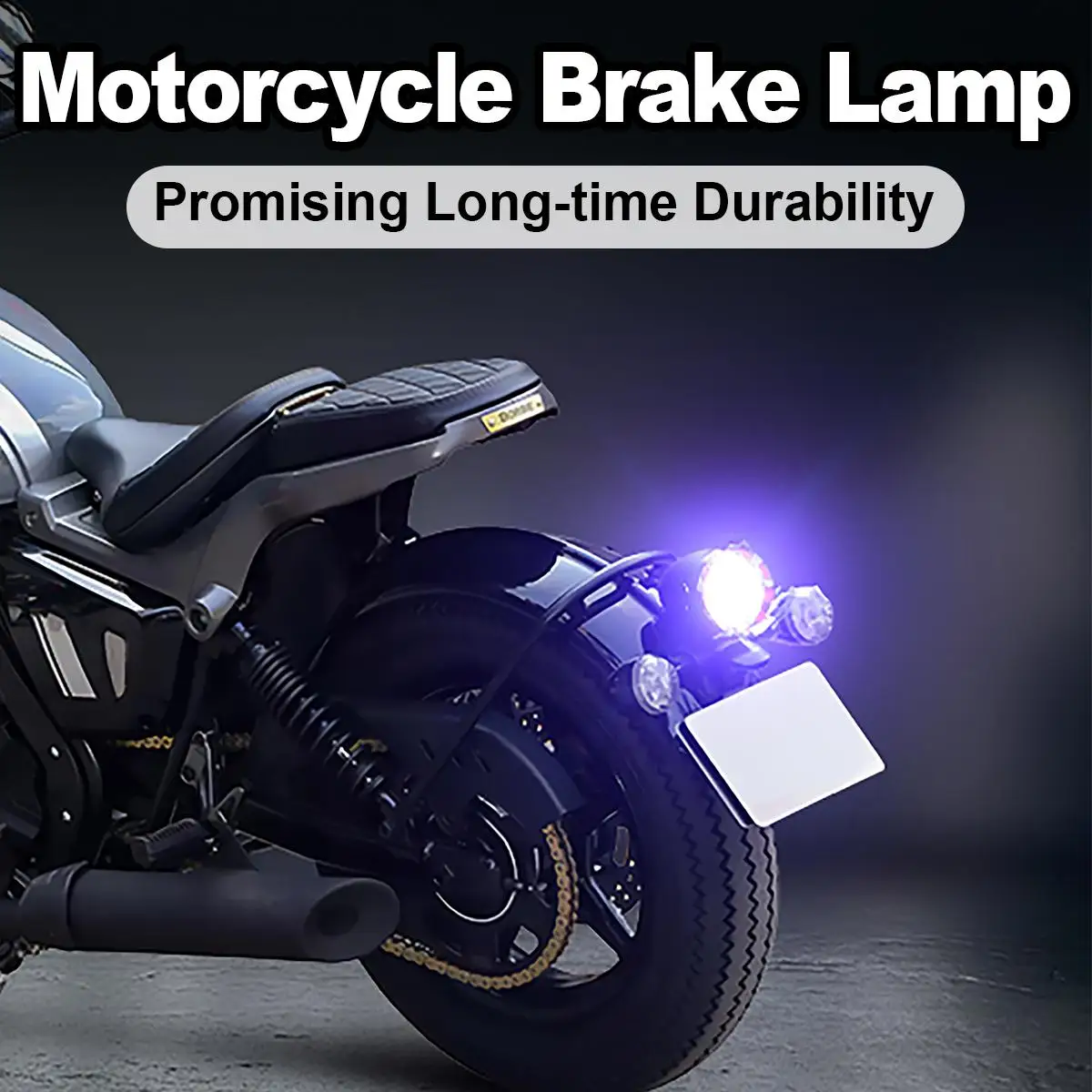 

Colorful Motorcycle Led Brake Taillights Light Flashing Bulb For Tail Rgb 12V Eye Mini Accessories Angel Lights Bright Motorbike