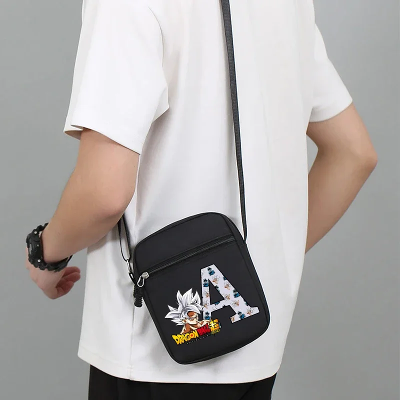 Dragon Ball Super Goku Cartoon Brief Schoudertas voor Mannen Anime Crossbody Tassen Bosy Meisjes Canvas Vierkant Vrouwen Reizen Sport Cadeau