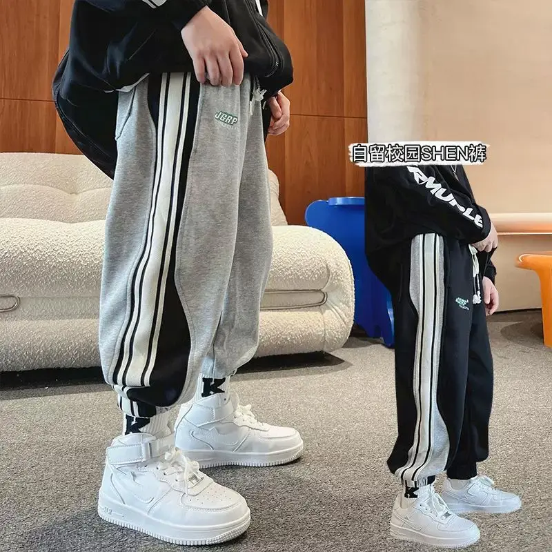 

Boys' Pants 2022 Autumn New Medium and Large Children's Sweatpants Baby Casual Pants Children's Sport Pants