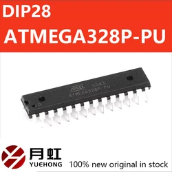1PC Original genuine direct insertion ATMEGA328P-PU 8-bit microcontroller AVR 32K flash DIP-28