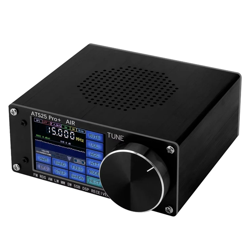 Récepteur de bande d'aviation ATS25 Pro +, prend en charge Bluetooth WiFi, bande FM SW SSB MW LW AIR SDR, micrologiciel 4.2 SI5351