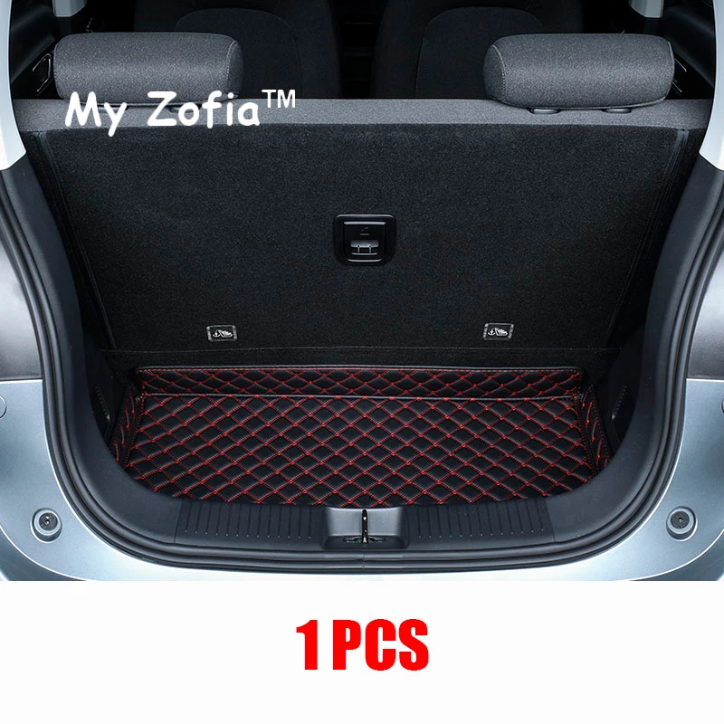NONE Für Leapmotor T03 2023 2024 2025 Auto Stamm Wasserdichte Tablett Fracht Anti-Slip Boot Hinten Boden Stamm Matte Lagerung pad Zubehör 7