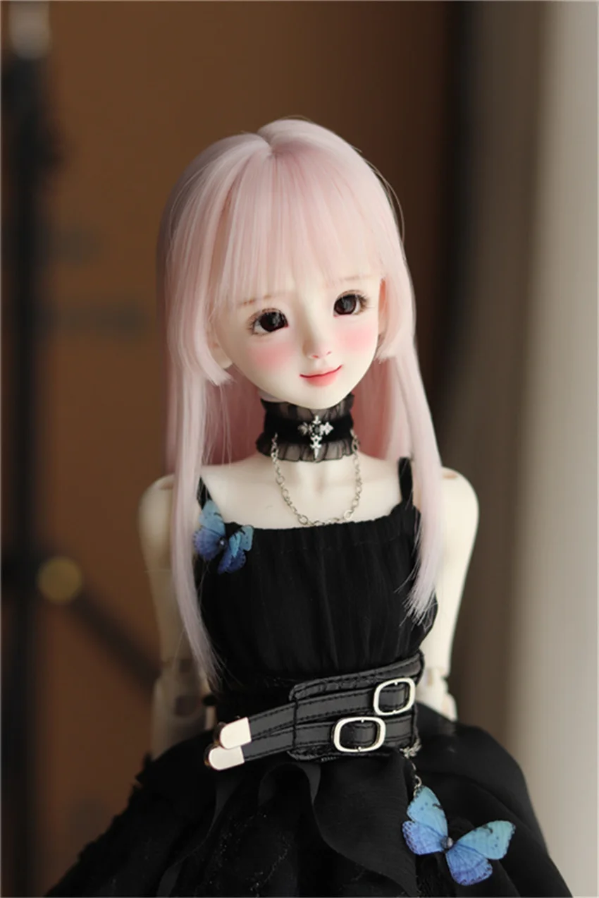 

Парик BJD/SD 1/3,1/4 высокотемпературный Шелковый парик принцессы разных цветов длинные волосы аксессуары для кукол BJD (Без кукол)