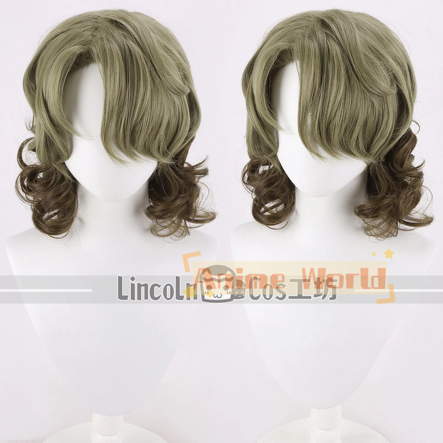

Anime Promise of Wizard Faust Cosplay Wig Halloween Carnival Party Props Synthetic Hair Heat Resistant Fiber + Wig Cap