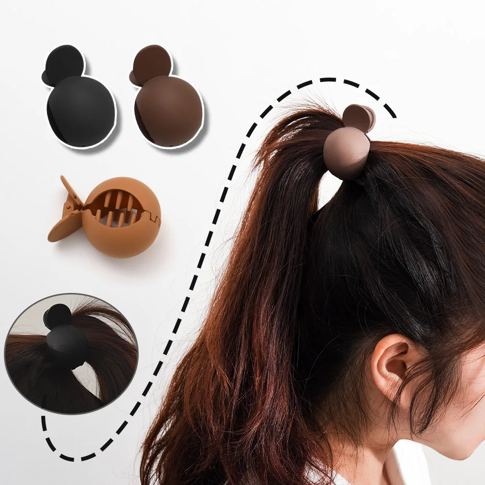 Simple Frosted Candy Color Hair Claw Matte High Ponytail Fixed Artifact for Women Hairpin Styling Tool Hair Accessories Headwear