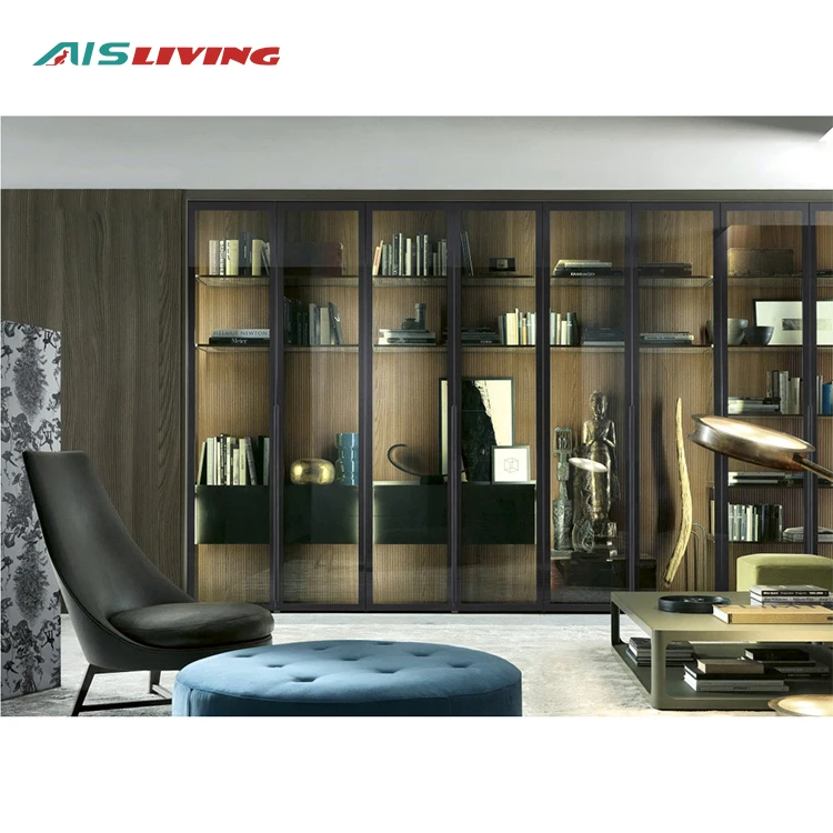 Latest Design Custom 6MM Tempered Glass Wardrobe Dressing Room Cabinet Walk-in Closet Storage Organizer Grade In Aluminum Frame