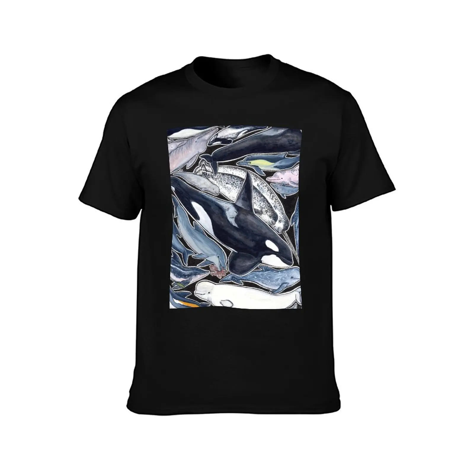 Dolphins, orcas, belugas, narwhals, and cie T-Shirt Breathable Travel T-Shirt