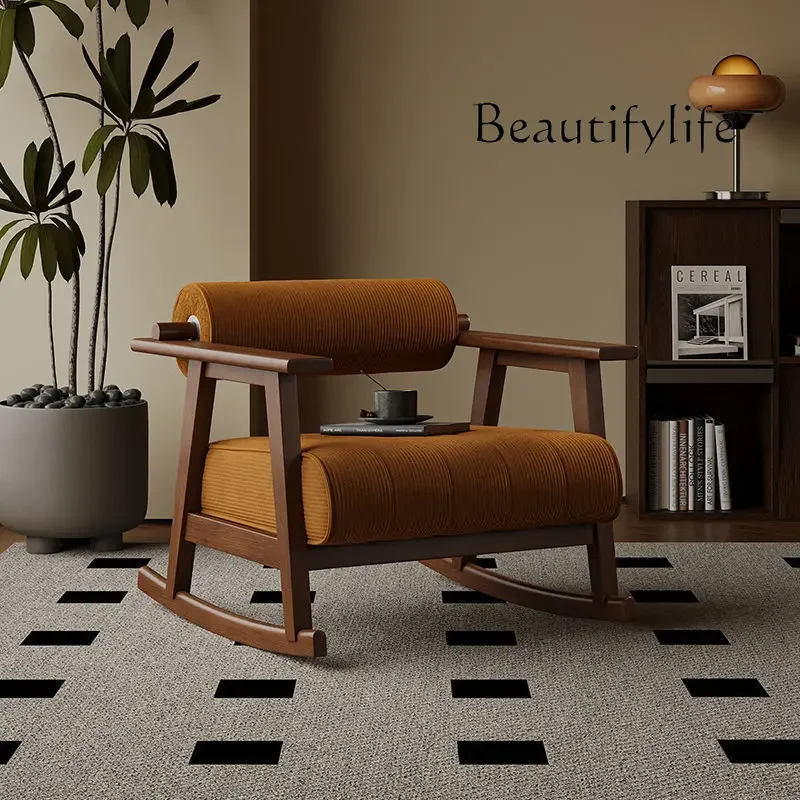 X40 [3074 People's Collection] Hibiscus French Retro Single Sofa Armchair Living Room Designer Casual