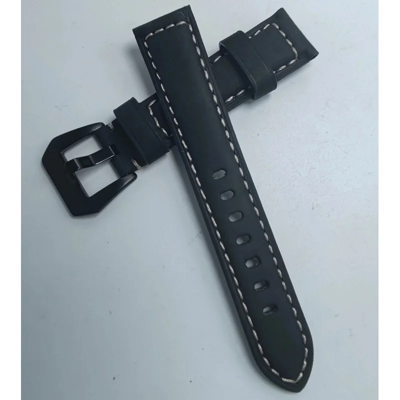 Dla Panerai Citizen Fossil Breitling Hamilton pasek do zegarka prawdziwej skóry bydlęcej męski pasek do zegarka w stylu vintage 22mm 24mm 26mm pasek do zegarka