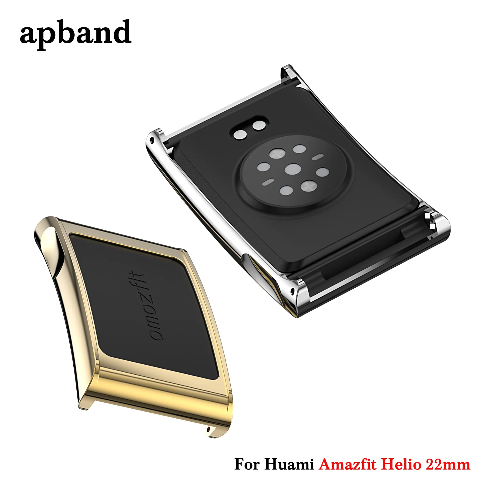 Case For Huami Amazfit Helio 22mm All-Around Zinc alloy Frame Bumper shell cover correa For Huami Amazfit Helio protective Case