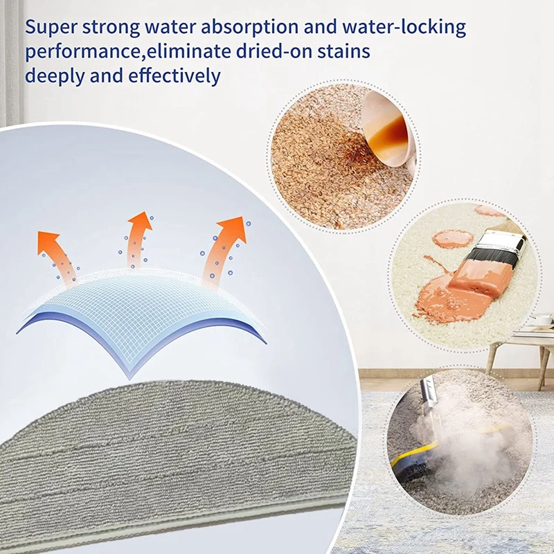 Xiaomi Mijia mjstpおよびMjst1s用のスペアパーツ,自動掃除と掃除用のモップクロス