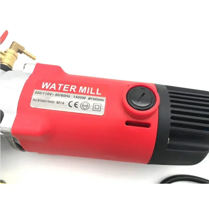 1400w Electric Marble Granite Wet Stone Polisher Hand Angle Grinder Sander Power Tools Variable Speed