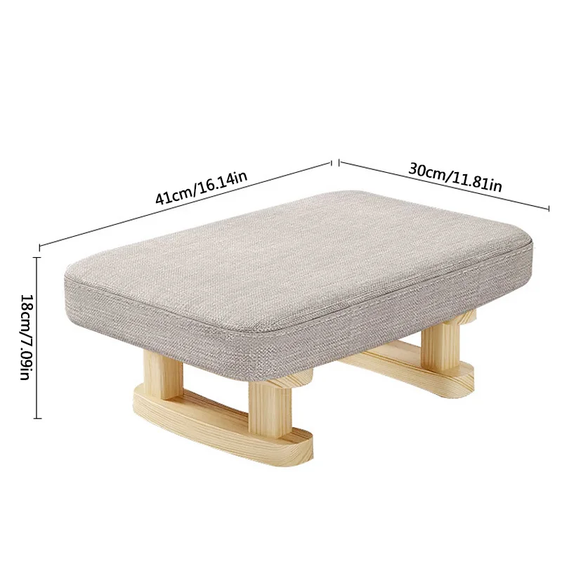 1Pc Creative Small Wood Stool Foot Rest Sofa Living Room Chair