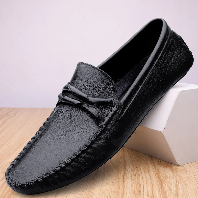 

Лето 202, мужские лоферы Penny, удобная повседневная обувь на плоской подошве для мужчин, дышащая кожаная мужская обувь без шнуровки, мокасины