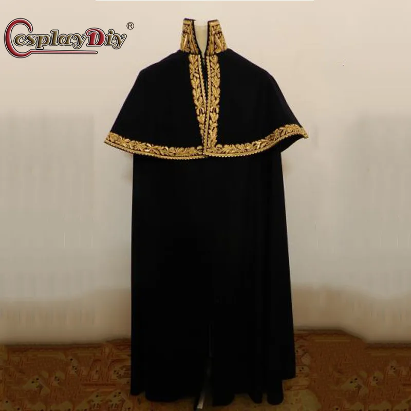 

Cosplaydiy Medieval Clergy Robe Roman Priest Robe Robe Priest Robe Church Costume Medieval Robe Wizard Priest Cloak Robe unisex