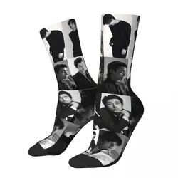 Autumn Winter Hip-hop Unisex Gong Yoo Collage Socks Actor Star Non-slip Skateboard Socks