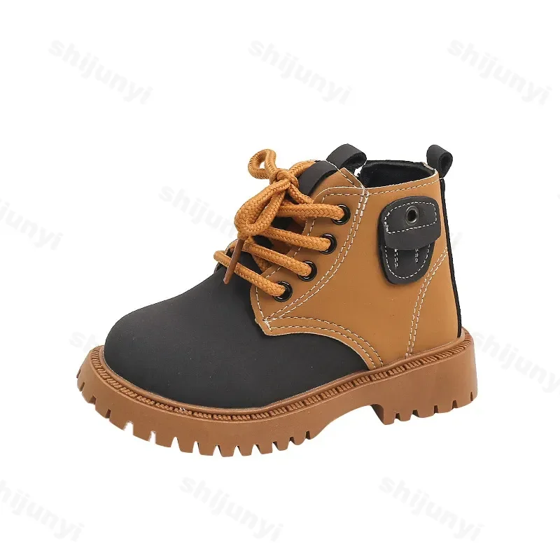 New 2025 Autumn Winter Baby Boots Toddler Fashion Ankle Boots Kids Shoes Boys Girls Snow Boots Children Soft Non-slip Short Boot