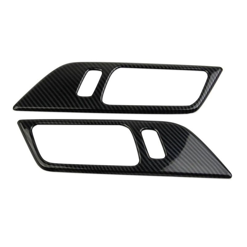 Inner Door Handle Panel Cover Trim For Ford Mustang 2024 Accessories Carbon Fiber