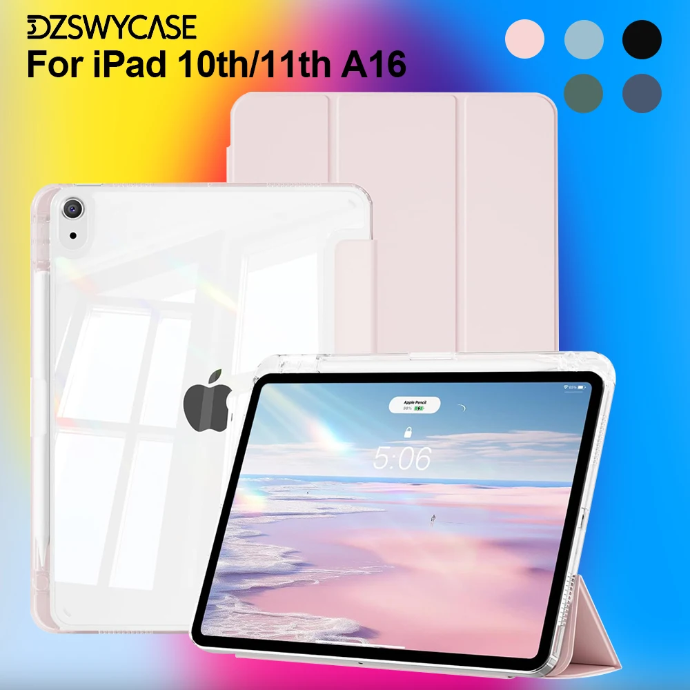 yZ[ziPad (A16) 11/10 2025/2022 11/10.9C`pP[XAX}[gX^hیJo[AI[gEFCN/X[v@\t