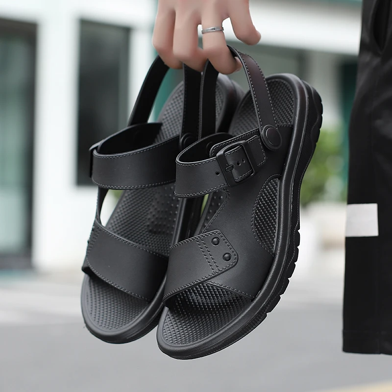 

Мужские сандалии, тапочки, летние пляжные праздничные сандалии для отдыха, мужская обувь, новые уличные кроссовки, мужские удобные шлепанцы в стиле ретро, санда