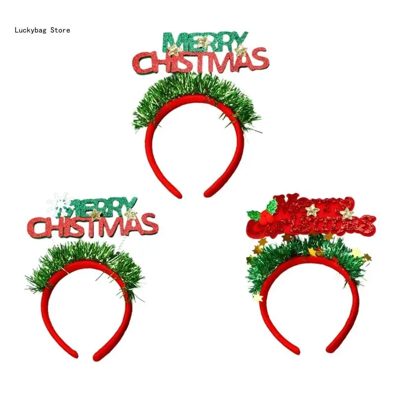 

Festival Hairhoop Family Gathering Headwear Christmas Accessory for Office Home