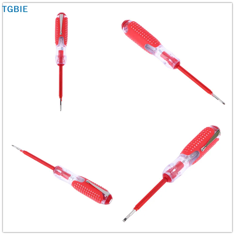 [TL][TL]100-220V Spannungsindikator Kreuz- & Schlitzschraubendreher Elektrischer Prüfstift Werkzeuge